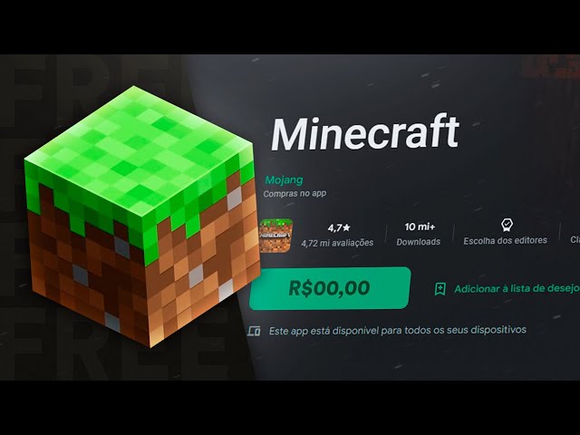 ribamar gamer on X: O Minecraft de graça na Play Store era só um bug! O  preço acaba de voltar ao normal. QUEM PEGOU PEGOU!   / X