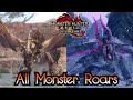 All Monster Roars/Sound In Monster Hunter Rise Sunbreak