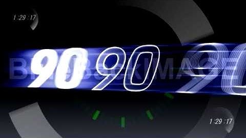 Stock Footage : countdown counter minutes timer opening 120 B1b2