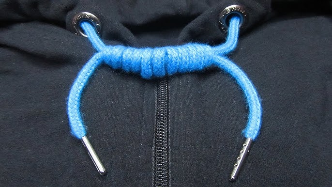 How to tie hoodie strings!#fyp #hoodie #fashiontips #foryou #fashionha, how to tie hoodie strings