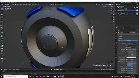 How to make a Sci fi Drone in Blender 3.1