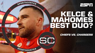 Travis Kelce & Patrick Mahomes are an ALL-TIME duo 👏 Chiefs-Chargers REACTION | SportsCenter