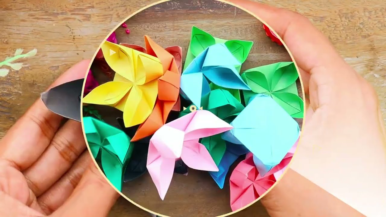 Wall Hanging Craft Ideas With Paper Easy and Beautiful | Paper Flower Wall Hanging