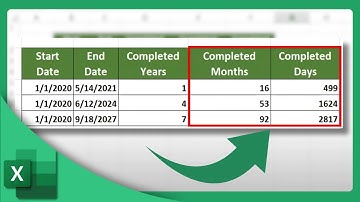 How to Calculate Difference Between Two Dates in Excel | Microsoft Excel Tutorial (2025)