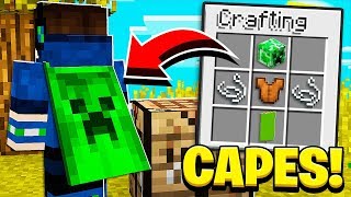 How to CRAFT CAPES in Minecraft Tutorial! (Pocket Edition, Xbox, PC)