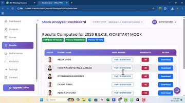Mock Analyzer Pro — Offline PWA for BECE Mock Results, Slips, and Analytics