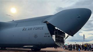 Watch how the USAF lockdown a C-5 Super Galaxy