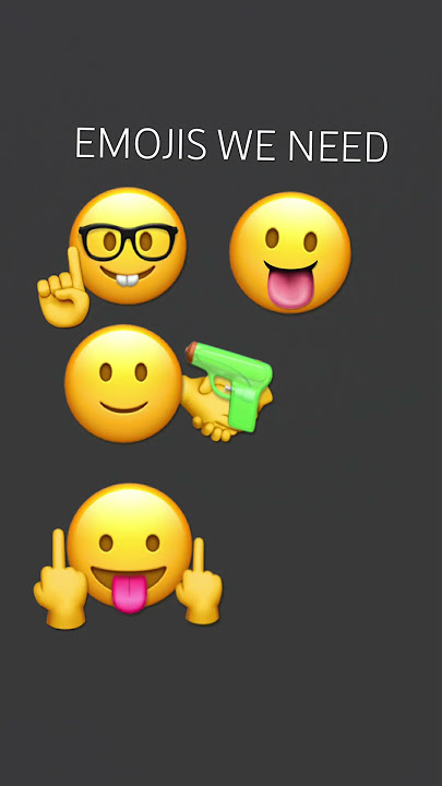 Emojis we NEED #emoji #newemoji