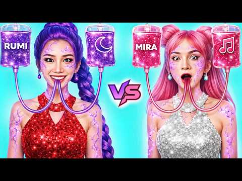 Rubin vs Diament W 24-Godzinnym Wyzwaniu Metamorfozy! KPop Demon Hunters Glow Up