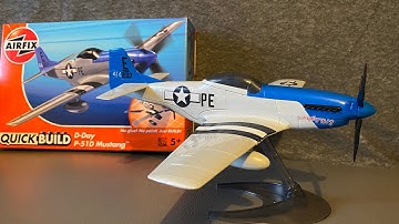A Airfix Quickbuild D Day P-51D Mustang Built By Little Miss MLG | Modelling