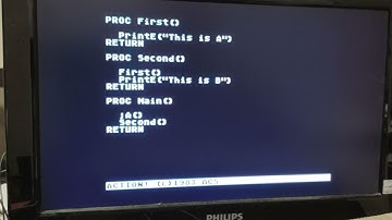 Action! Programming for Atari 8-bit Computers - Part 2 - Program Structure and Variables