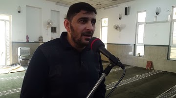 مقطع من أواخر سورة البقرة في مسجد الكوثر في مدينة الموصل محافظة نينوى