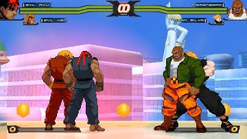 MUGEN - CVS Evil Ryu & CVS Evil Ken vs. Tigre Negro & Dyan Silva - Download