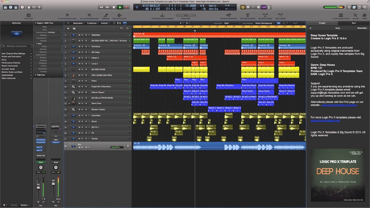 logic pro x template deep house youtube template of house