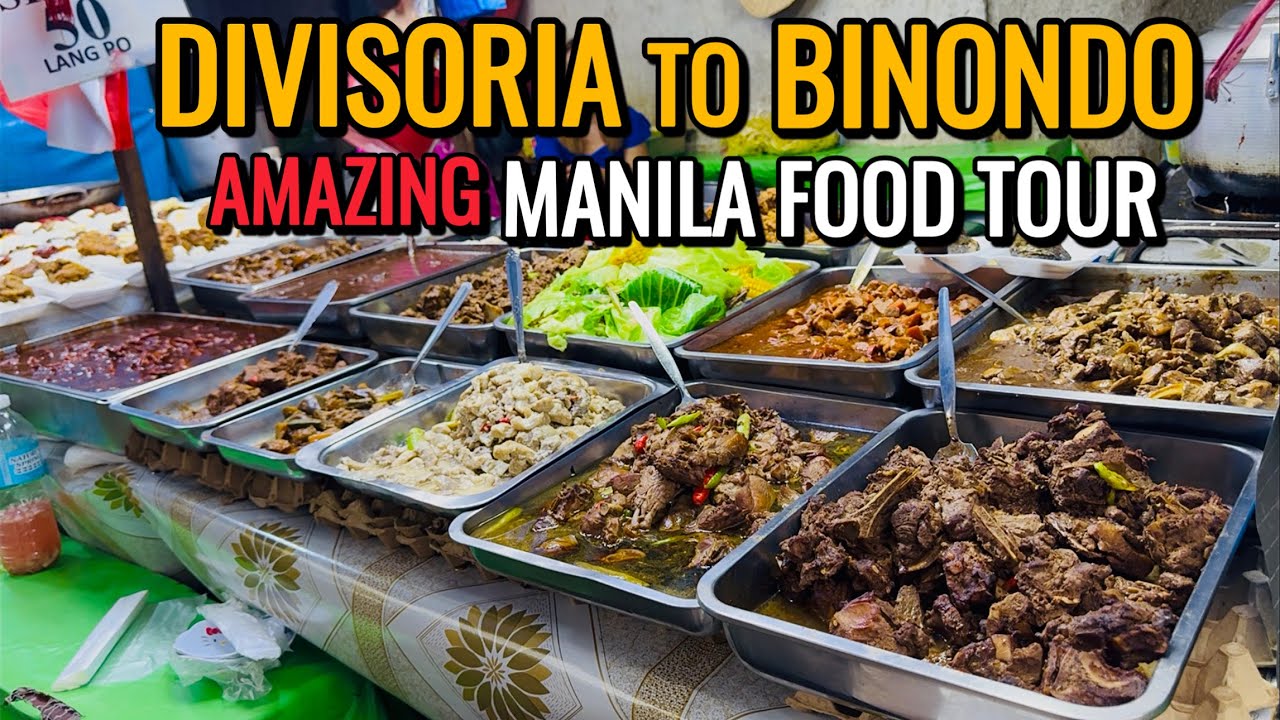Philippines Food Tour in DIVISORIA to BINONDO 🇵🇭 | REAL Manila Street Food Walk!