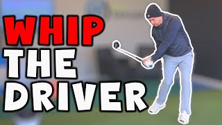 How to REALLY WHIP the DRIVER through the golf ball