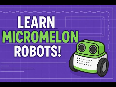 Micromelon Robot Programming Ultrasonic Sensor (Python + Blockly)