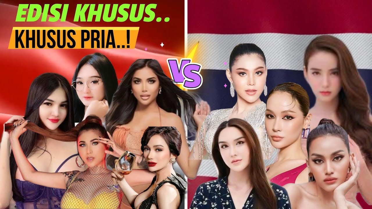 waria indonesia VS waria thailand..! manakah yang lebih cantik menurut pendapatmu?...