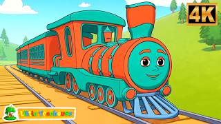 wheels train train song kids nursery rhymes children