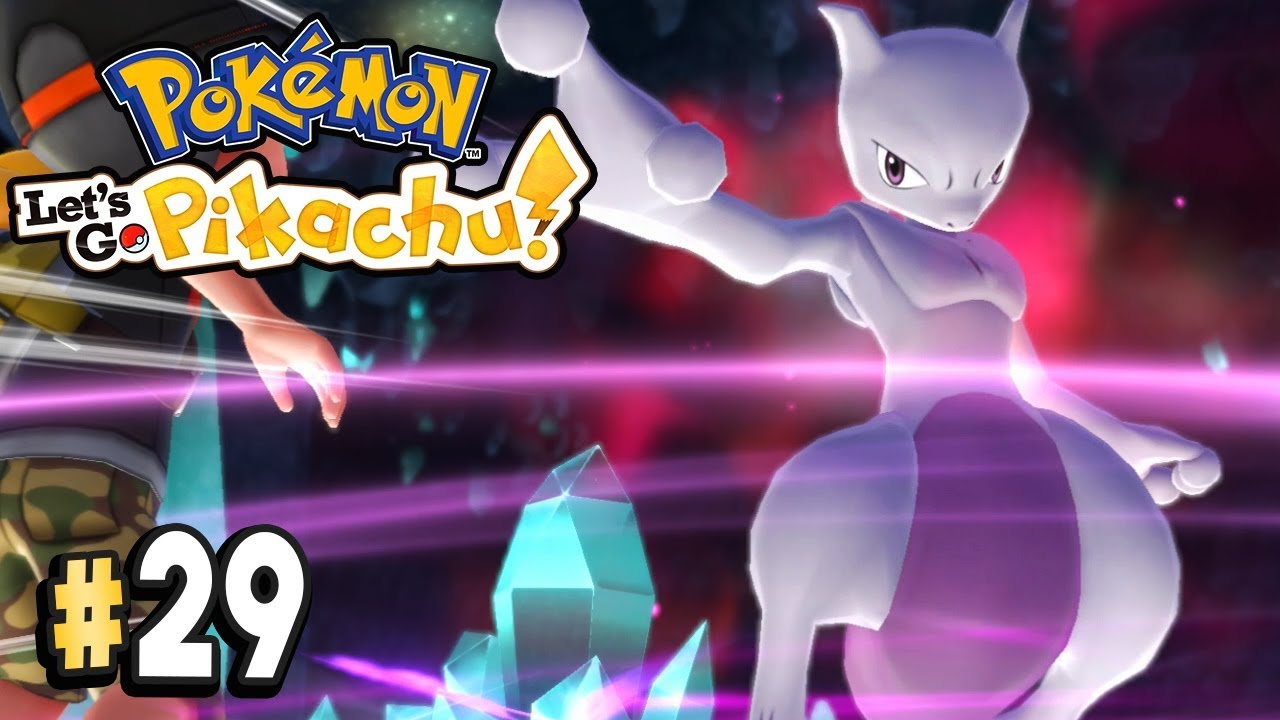 Pokemon Lets Go Pikachu Part 29 Post Game Mewtwo Capture Walkthrough Gameplay