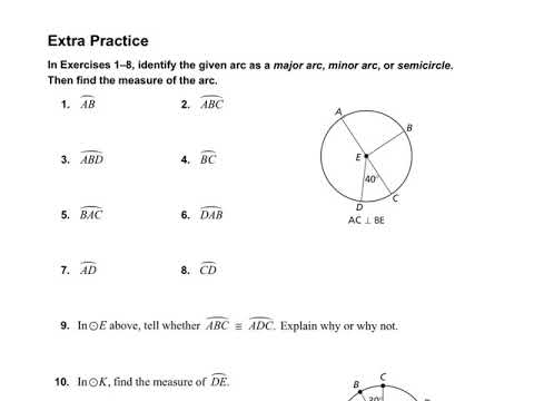 Honors Geometry 10-2 Lesson - Circles & Arcs - YouTube
