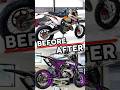 How I Transformed This Dirtbike Completely! #shorts