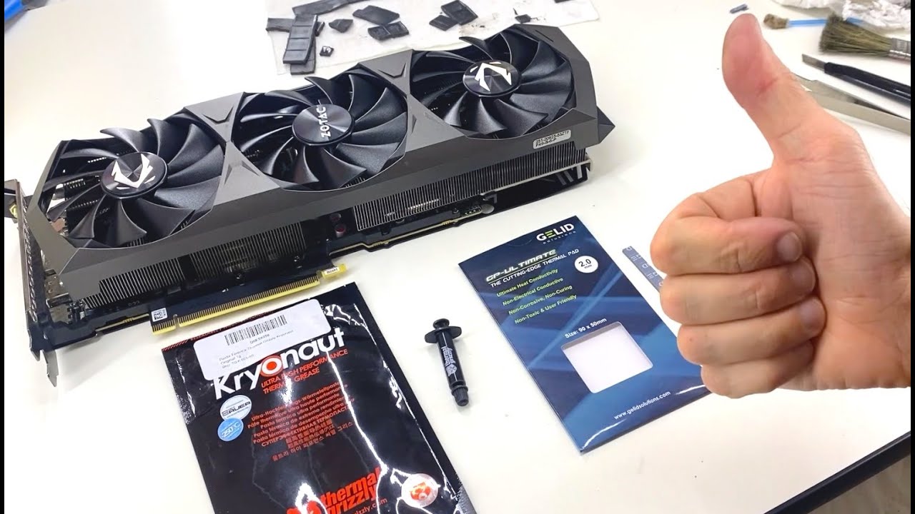 Tutorial Como Trocar Thermal Pad e Pasta Térmica da Placa de Vídeo 3080