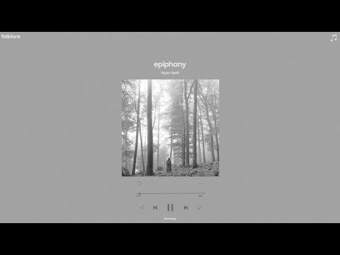 taylor swift - epiphany (sped up)
