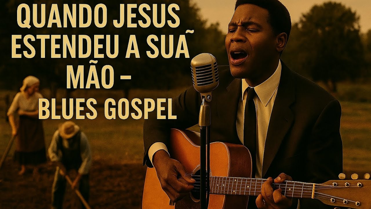 QUANDO JESUS ESTENDEU A SUA MÃO 🙌 | Versão BLUES GOSPEL tocante! #gospelblues #harpacristã