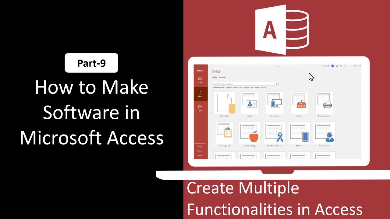 How to Make Software in Microsoft Access Part 09 | Multiple Functionalities