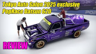東京オートサロン限定　POP RACE DATSUN 620 1:64 ミニカー Poprace 1/64 Pandem Datsun 620 Tokyo Auto Salon 2025 Limited