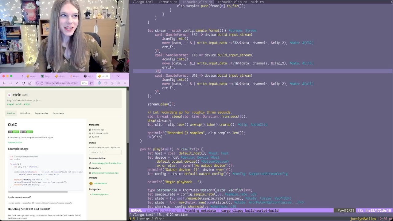 Let's build a voice journal in Rust | Ep. 1: audio I/O, SQlite, CLI ...