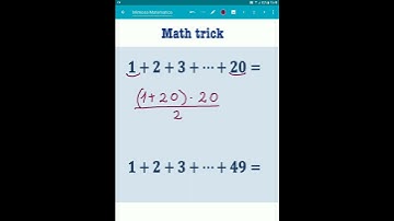 Sum of First n Natural Numbers  #maths #mathteacher #mathtricks