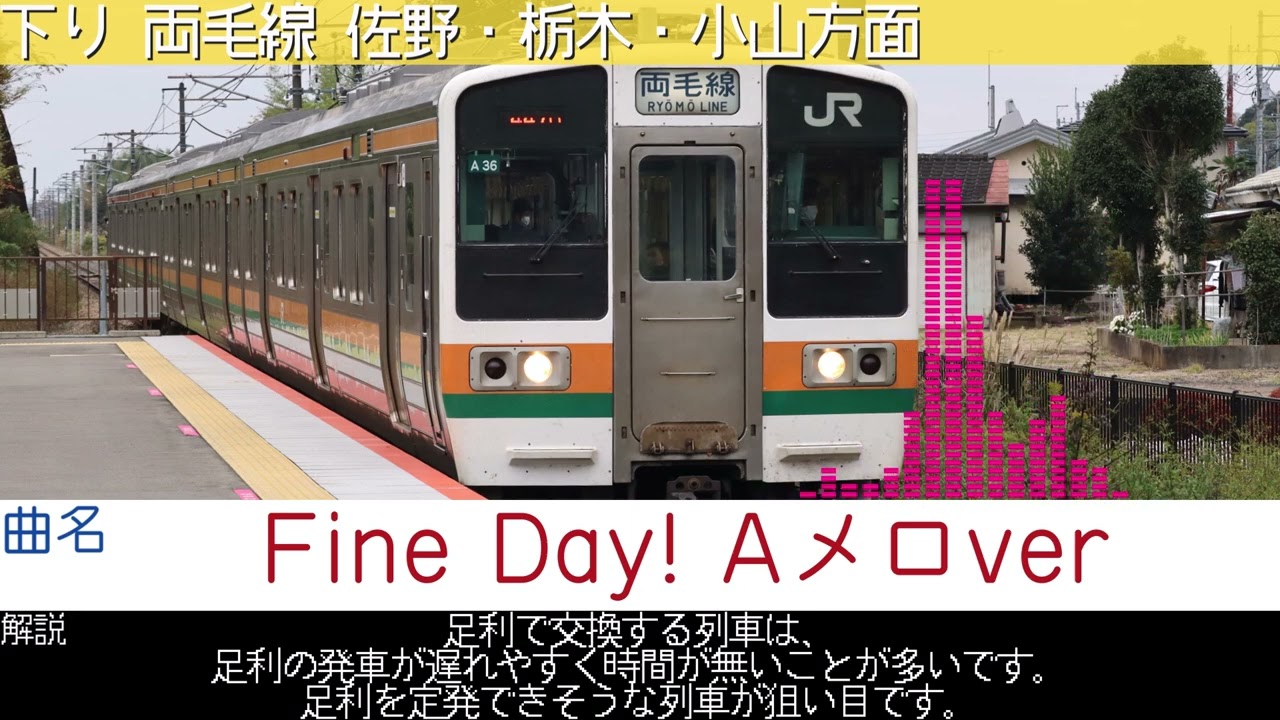 あしかがフラワーパーク駅自動放送集