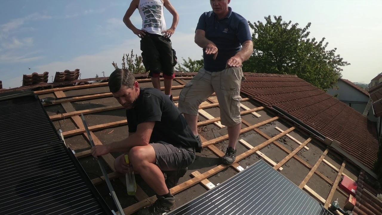 Dachintegrierte Photovoltaikanlage