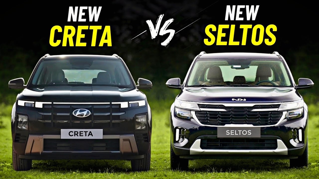 2024 Hyundai Creta Facelift Vs Kia Seltos - Which is Better? - YouTube