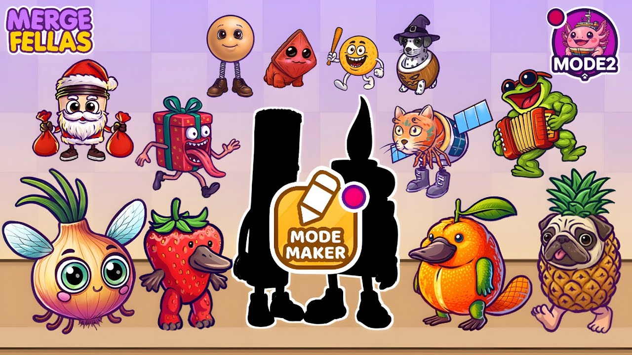 Merge Fellas Italian Brainrot 26 Maker Mode 2 Gameplay | NEW MODE – Reaching Max Level