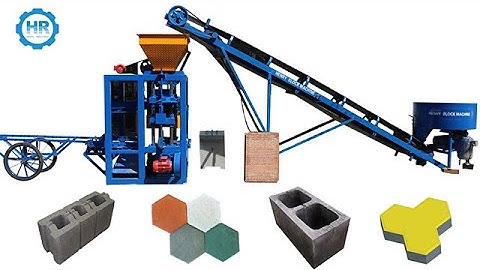 Low cost Semi automatic concrete hollow block machine test zigzag paver bricks by interlock paving