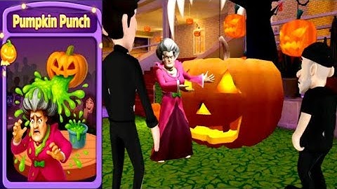 Scary Teacher 3D - New Update New Chapter New Levels | Pumpkin Punch | Gameplay (Android,iOS)