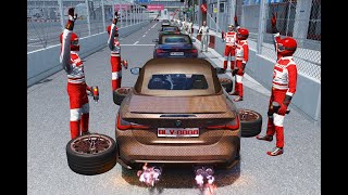 BMW M4 G83 Convertible Competition/Louis Vuitton Limited Edition/Pit Stop/Assetto Corsa.(mod link)