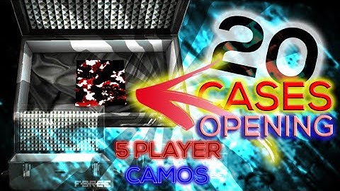 Bullet Force - 20 CASES OPENING! (5 player skins)