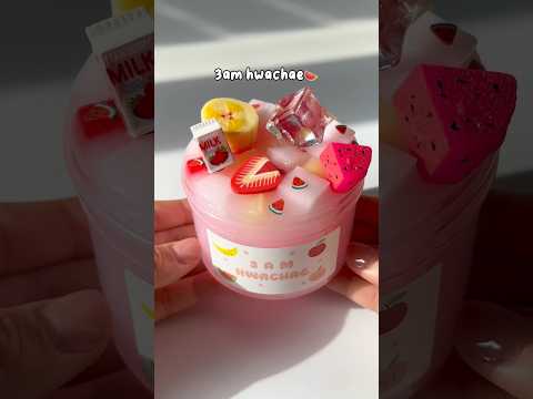 asmr of korean snack slime collection🍧🧊