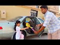 العامل الغريب اخذ سارة شوفوا كيف !!