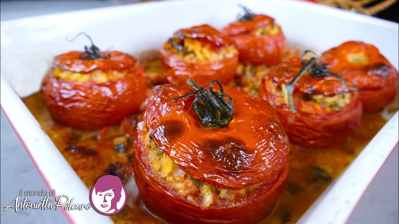 Il Mondo di Antonietta Polcaro - Pomodori ripieni al forno.