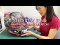 STILO ST5F 8860 | Metal Flakes | Helmet Paintwork Process [ENG SUB]