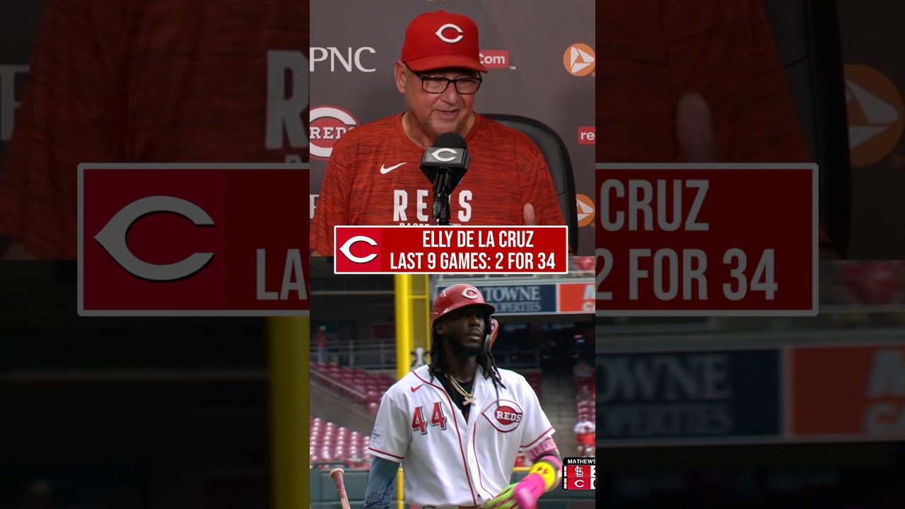 Elly De La Cruz: 2 for 34 over his last 9 games #Reds