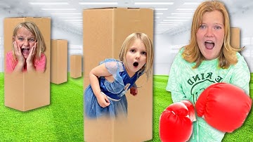 Extreme Hide & Seek in Boxes Challenge *DON