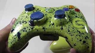 Saw Begozs Custom Airbrushed Splatter Xbox 360 Controller