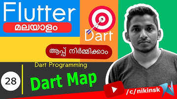 28 Dart Map Tutorial | Flutter Developer Course [Malayalam]