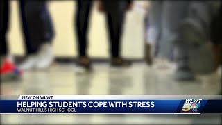 Local school counselors helping students cope with stress